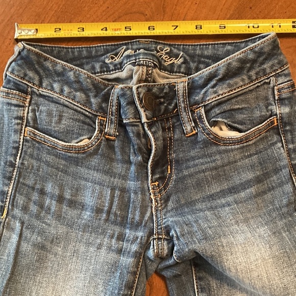 AMERICAN EAGLE Stretch Denim Jegging- size womens 0 - Picture 12 of 16
